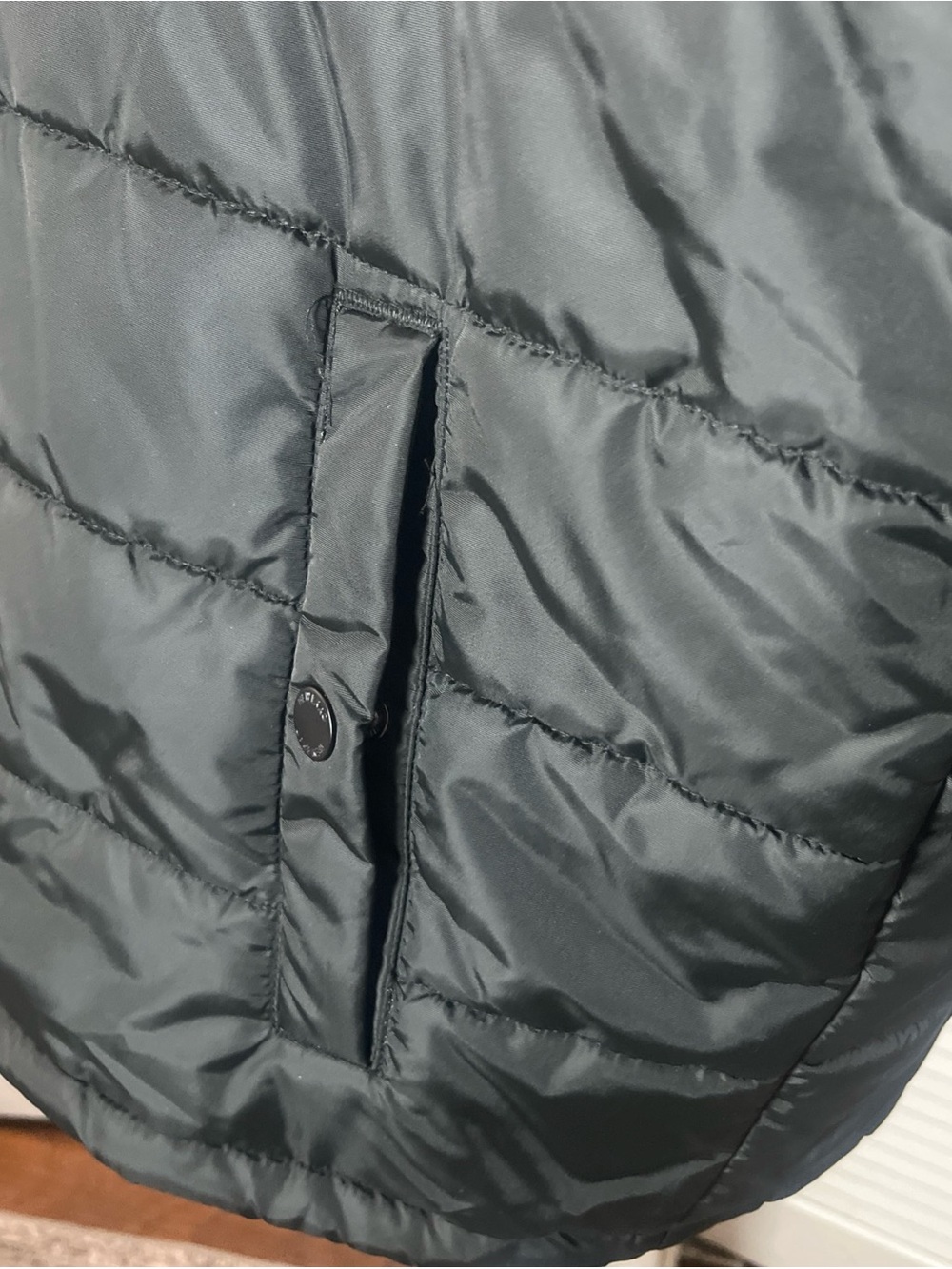 New Era Houston Astros black sleeveless puffer jacket with chevron emblem sz XL - Picture 6 of 10